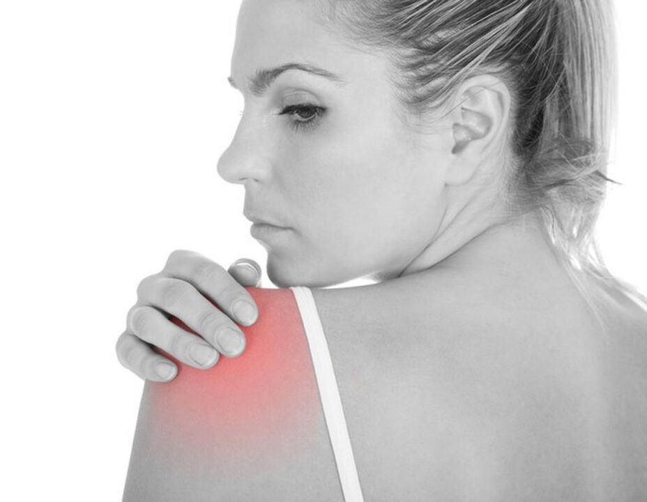 bolest ramene v důsledku osteoartrózy